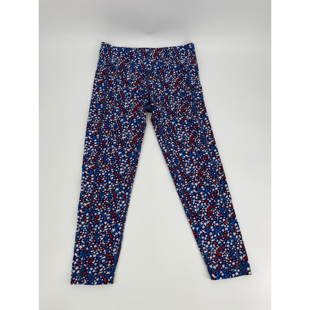 Vineyard Vines Performance Stars Leggings Red White Blue Patriotic‎ 2P0570 M